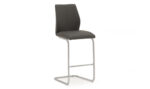 Elis Bar Chair - Chrome Leg Grey - Image 2