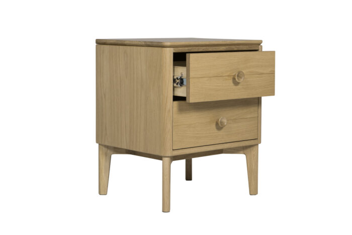 Hadley Oak Bedside Table