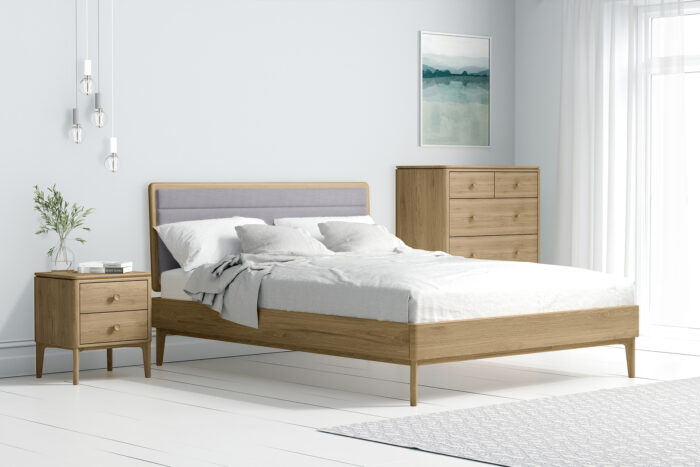 Hadley 4ft6 Bed Natural