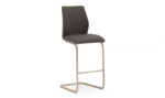 Irma Bar Chair - Brushed Steel Grey - Image 2
