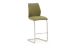 Irma Bar Chair - Brushed Steel Olive - Image 2
