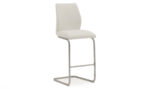 Irma Bar Chair - Brushed Steel White - Image 2