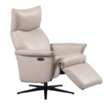 Luca Electric Reclining Accent Chair - Cashmere (Nett) - Image 2