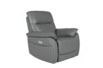 Nerano 1 Seater Electric Recliner - Steel (Nett)