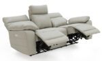 Positano 3 Seater Electric Recliner - Light Grey - Image 2