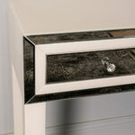 Freya 2 Drawer Mirrored Console White - Image 3