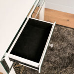 Freya 2 Drawer Mirrored Console White - Image 5
