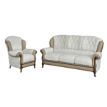 Mini Divani Sofa Queen Anne Leather