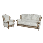 Mini Divani Sofa Queen Anne Leather - Image 2