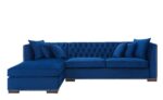 Royal Blue Chester Corner Suite - Left - Image 5