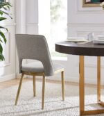Morgan Dining Chair - Beige Linen (Set of 2) - Image 2