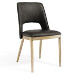Morgan Dining Chair - Vintage Grey Faux Leather (Set of 2) - Image 6