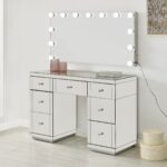 Tabletop Hollywood Mirror-Glass with Bluetooth Speaker - Image 6