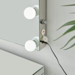 Tabletop Hollywood Mirror-Glass with Bluetooth Speaker - Image 7