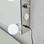 Tabletop Hollywood Mirror-Glass with Bluetooth Speaker - Image 9