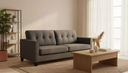 Astrid 3 Seater - Charcoal New