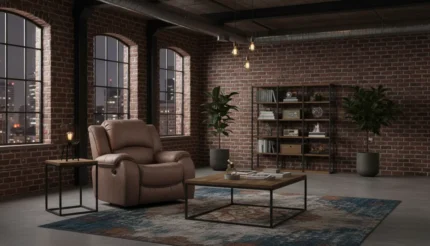 Darwin 1 Seater Recliner - Biscuit