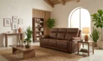 Darwin 3 Seater Recliner - Biscuit