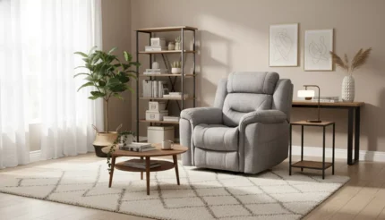 Dudley 1 Seater Reclining - Grey (Nett)