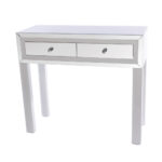 Freya 2 Drawer Mirrored Console White