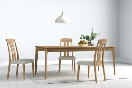 Hadley Oak Dining Chair Grey