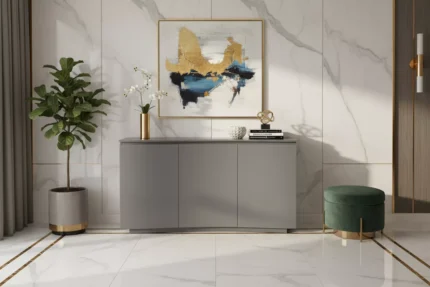 Lazzaro Sideboard - Graphite Grey Matt with LED (Nett)