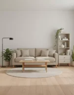 Marlow Open Storage Unit - Cashmere Oak