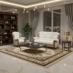 Mini Divani Sofa Queen Anne Leather