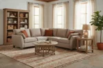 Cantrell Corner Group - Biscuit (LHF) and (2 scatter Cushions)