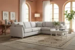 Cantrell Corner Group - Light Grey (LHF & RHF) (4 Scatter Cushions) (Nett)