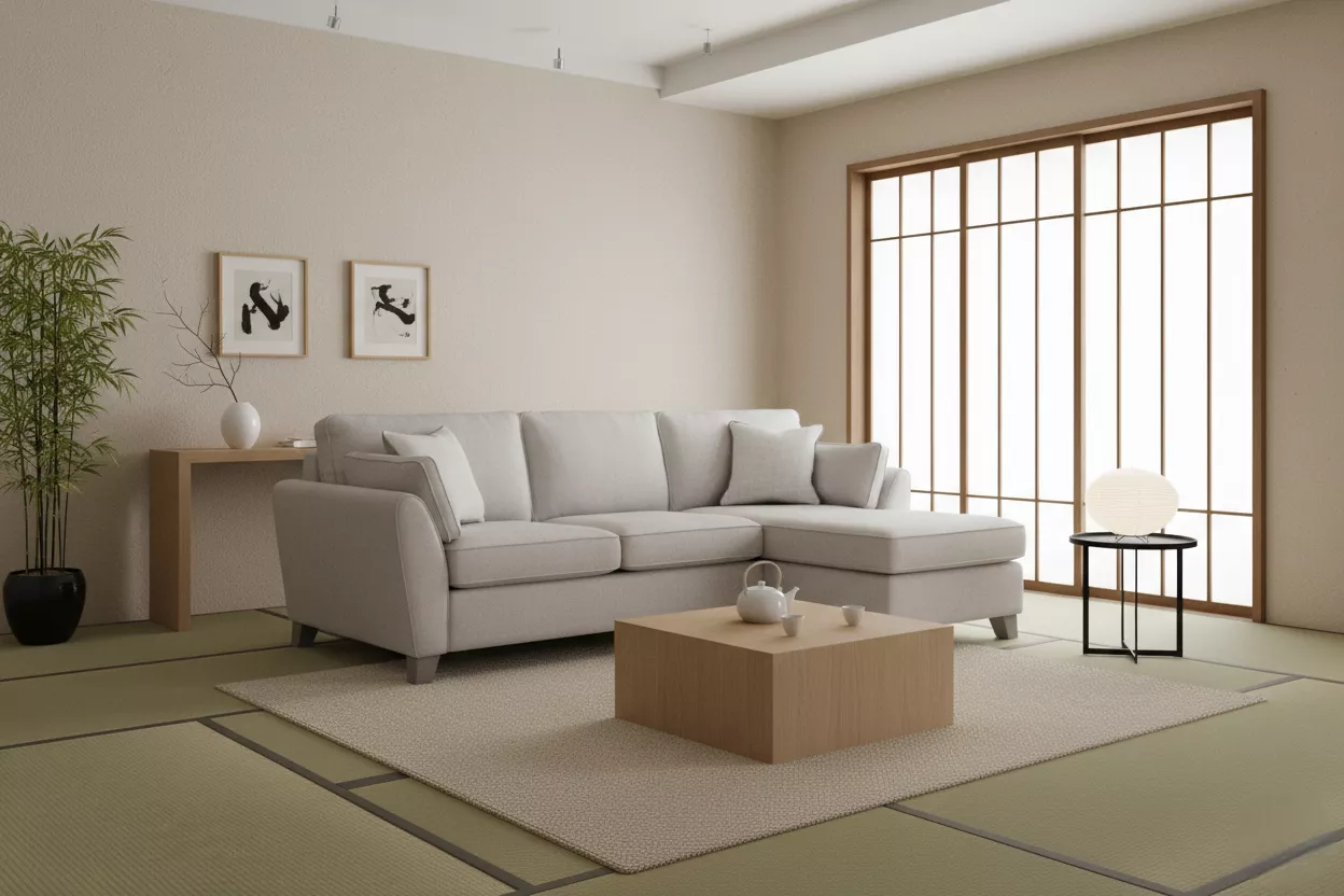 thefurniturecentre-Cantrell Corner Group – Light Grey Left Hand Facing & 2 Scatter Cushions Cantrell Corner Group - Light Grey Left Hand Facing & 2 Scatter Cushions - Image 1