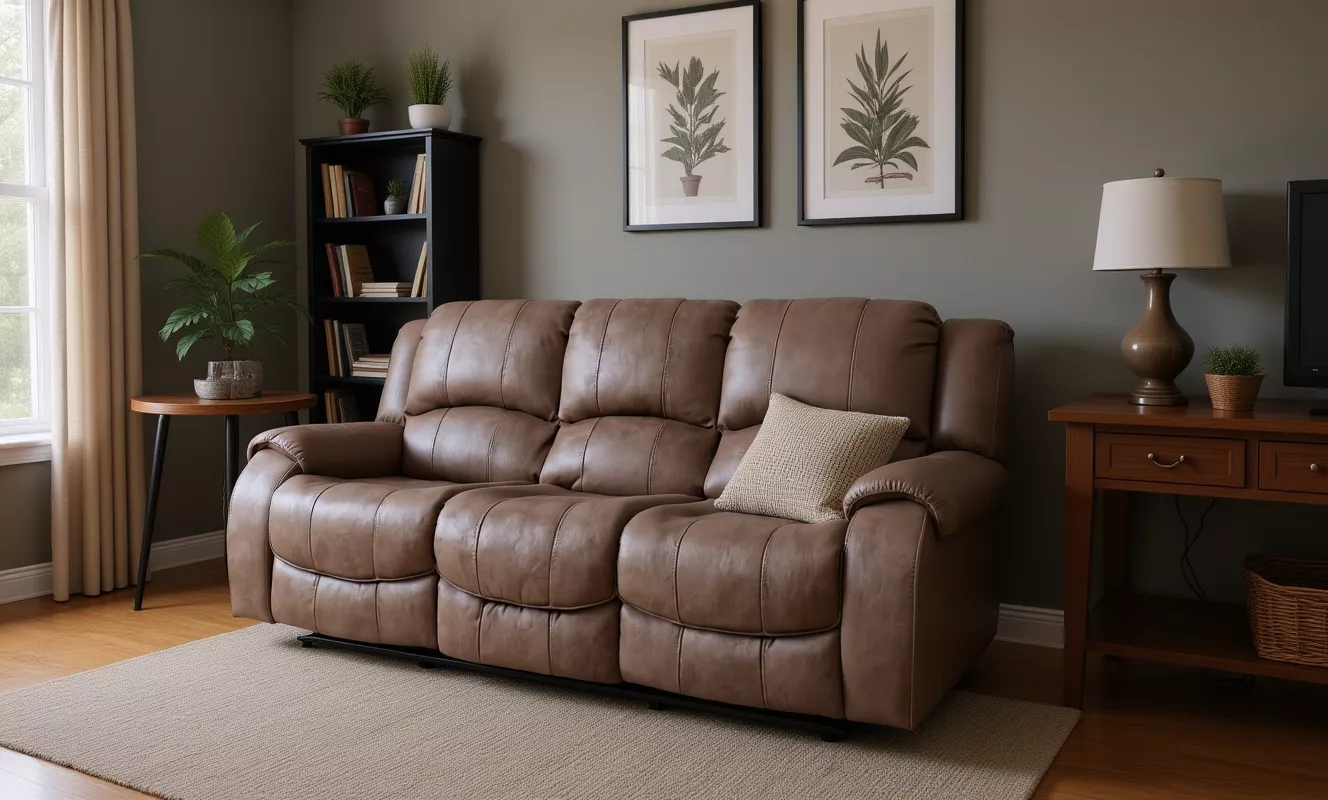 Darwin 3 Seater Recliner - Smoke - The Furniture Centre Cork