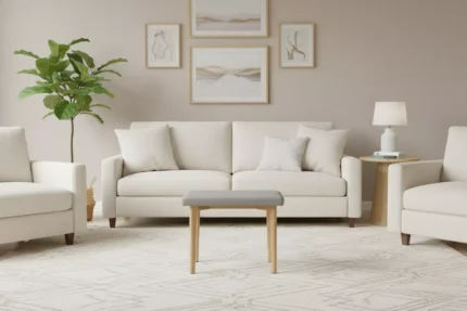 Hadley Oak Dressing Stool