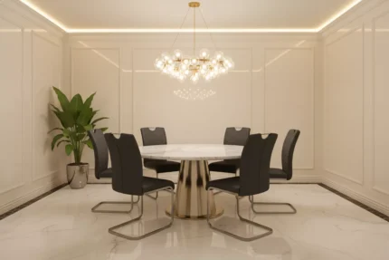 Lazzaro Dining Chair Grey  (Nett)