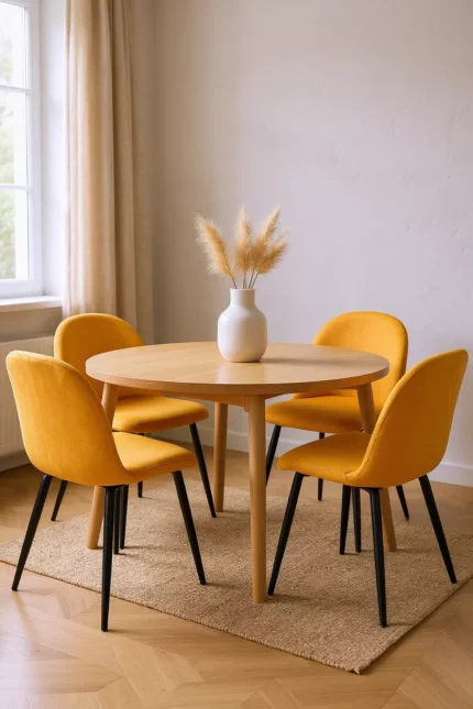 Lotus Chair- Honey Yellow (Set of 4)