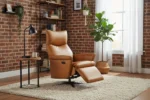 Luca Electric Reclining Accent Chair - Tan (Nett)