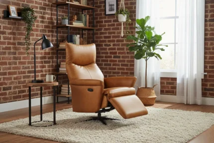 Luca Electric Reclining Accent Chair - Tan (Nett)