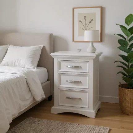 Turner Bedside Table Grey