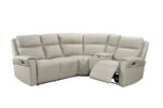 Russo Corner Group Electric Recliner (4pcs) - Stone
