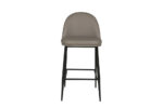 Valent Leather Bar Chair Grey - Image 3