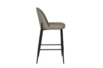 Valent Leather Bar Chair Grey - Image 4
