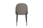 Valent Leather Dining Chair Grey - Image 2