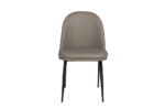Valent Leather Dining Chair Grey - Image 3