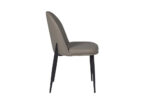 Valent Leather Dining Chair Grey - Image 4