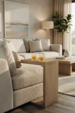 Falun Drinks Table Smoked Oak