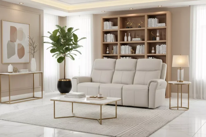 Russo 3 Seater Electric Recliner - The Furniture Centre Cork