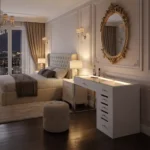 VANITII Diana Vanity Desk Pro - 6 Storage Drawers Makeup Vanity