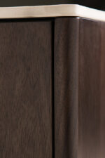 Ariya Sideboard Brown Wood & Marble Top - Image 2