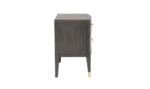 Diletta 2 Drawer Bedside Table Ebony - Image 7