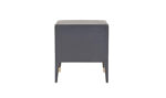 Diletta 2 Drawer Bedside Table Ebony - Image 6